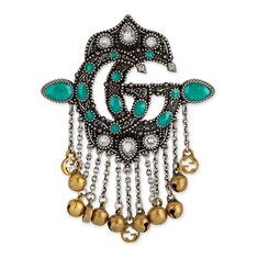 Broche GG Marmont incrusté à frange