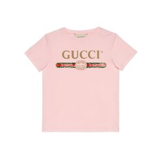 Футболка с логотипом Gucci, для детей от трех до 12 лет