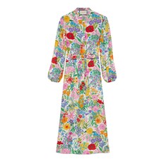 Ken Scott print silk dress