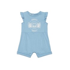 Combinaison pour bébé à imprimé disque Gucci