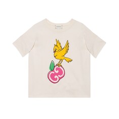Children's GG apple print T-shirt