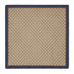 GG print with stars silk scarf