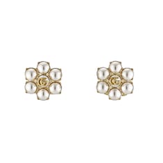 ต่างหู Pearl Double G earrings
