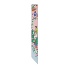 เนคโบว์ Allover floral print silk neck bow