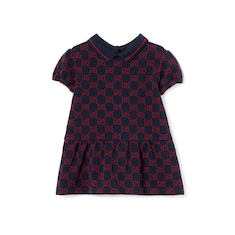 Robe pour bébé en piqué de coton GG