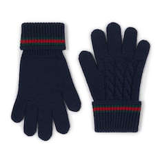 Children's wool gloves with Web