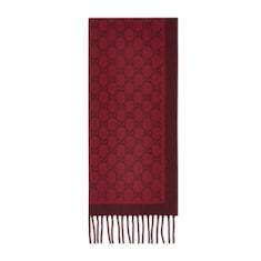 GG wool scarf