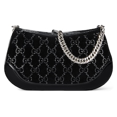 Crystals medium shoulder bag