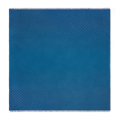 Châle en coton et laine lamé imprimé GG