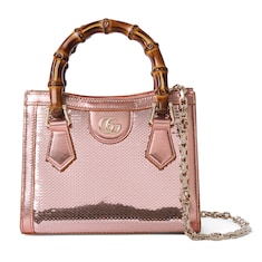Gucci Diana embroidered small tote bag