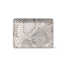 GG Marmont python small wallet
