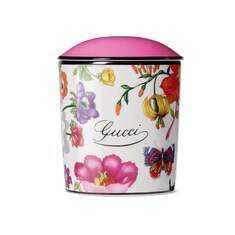 Candela con stampa Gucci Flora, fragranza Fresia