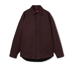 Cotton gingham padded jacket