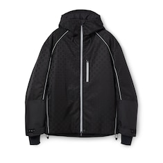 GG technical fabric jacquard jacket