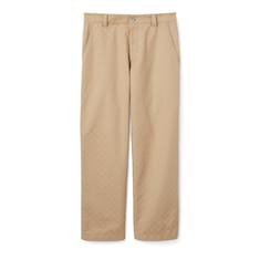 Pantalone in gabardina di cotone GG