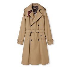 Trench in gabardina di cotone