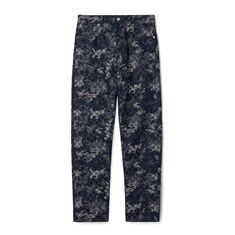 Pantalón denim de jacquard con GG