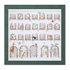 Carré en twill de soie imprimé