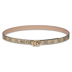 Cintura sottile reversibile GG Marmont