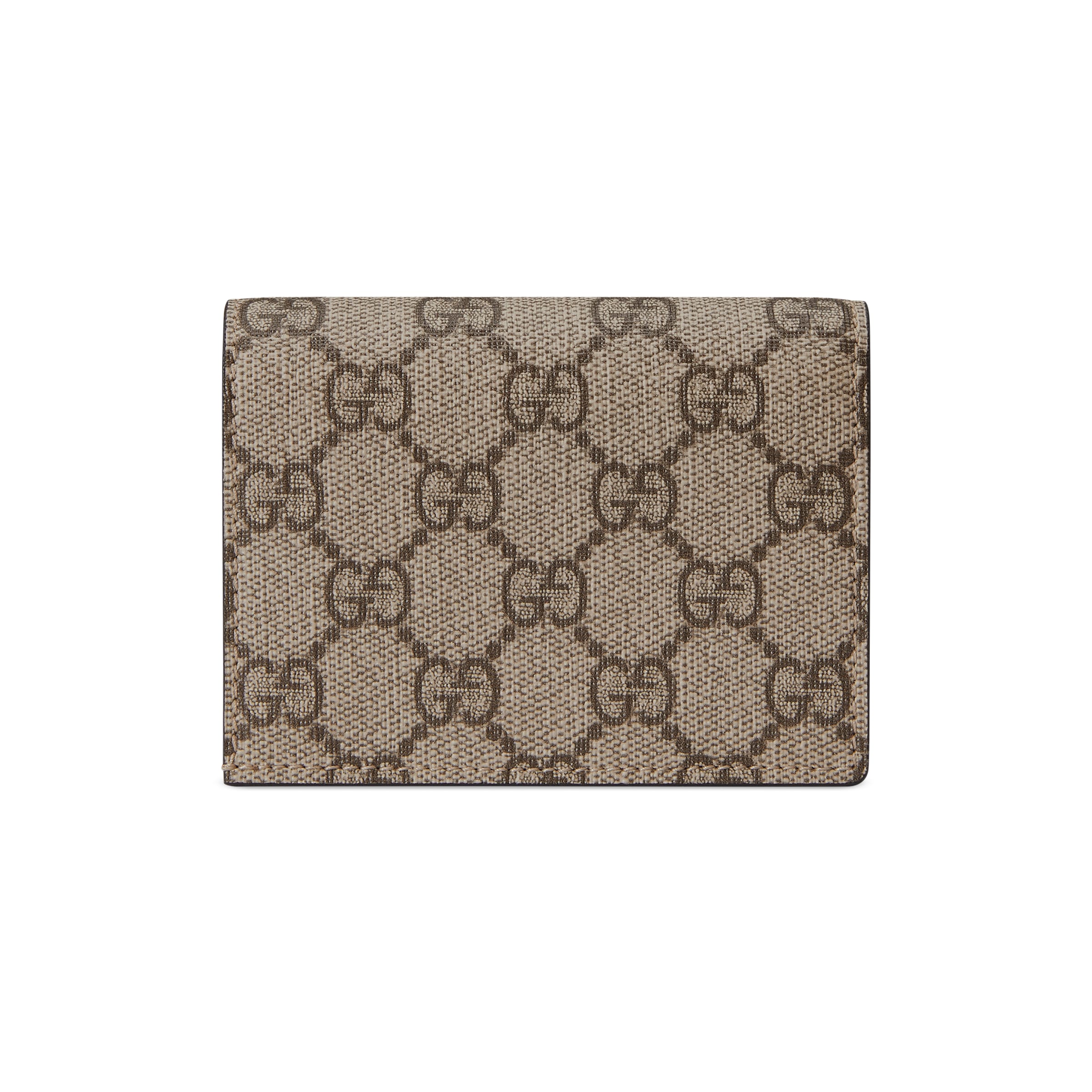Gucci Gg Marmont Card Case Wallet In Beige