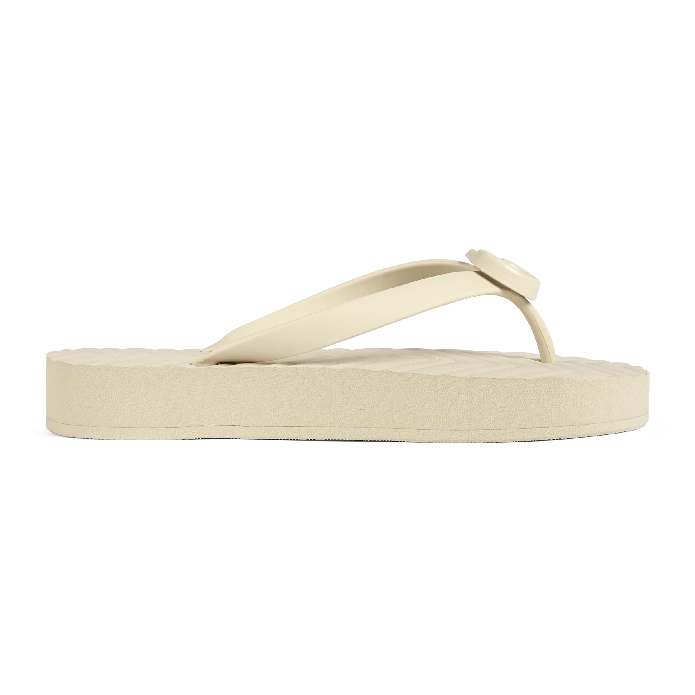 GUCCI WOMEN'S CHEVRON THONG SANDAL