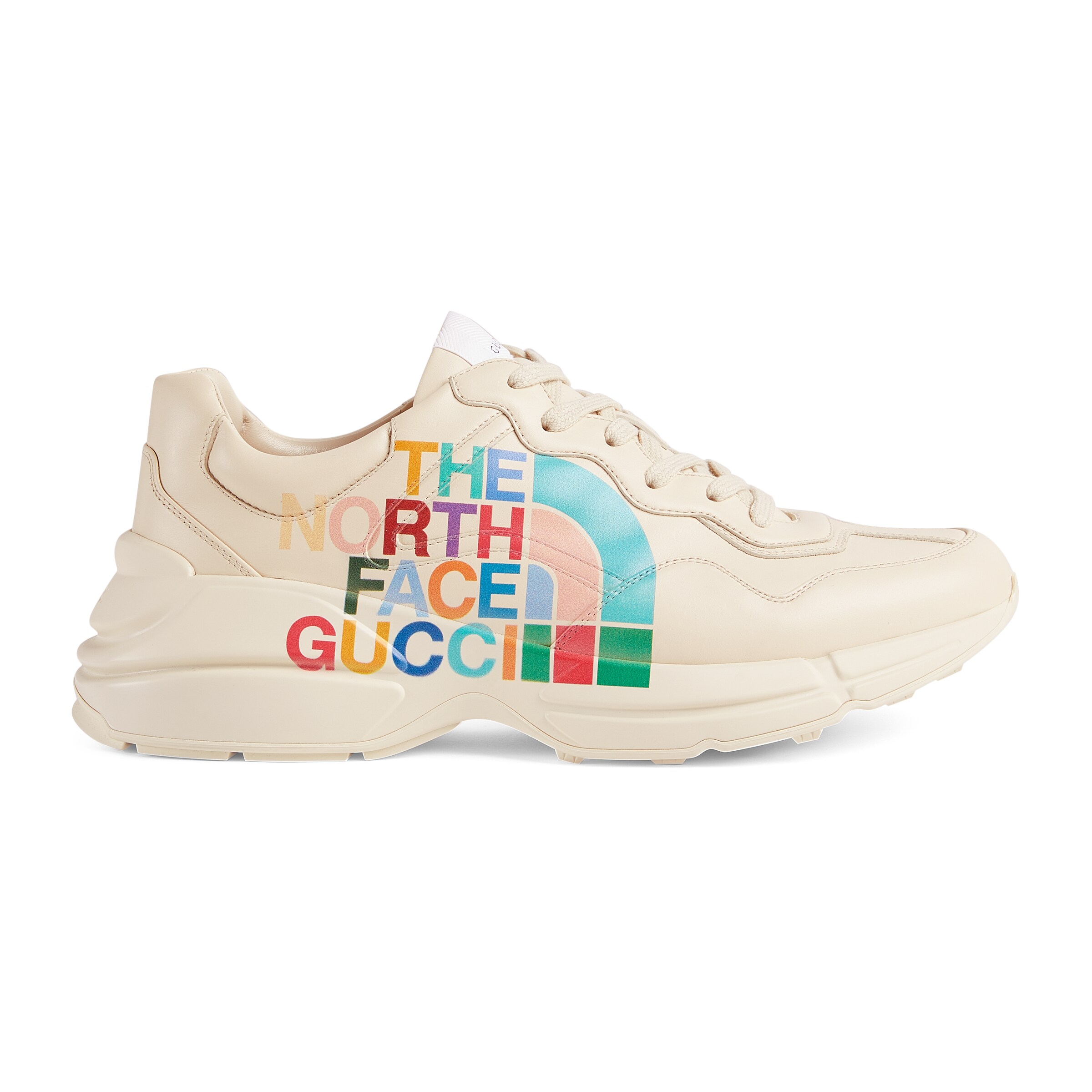 Gucci Men S The North Face X Rhyton Sneaker In White ModeSens