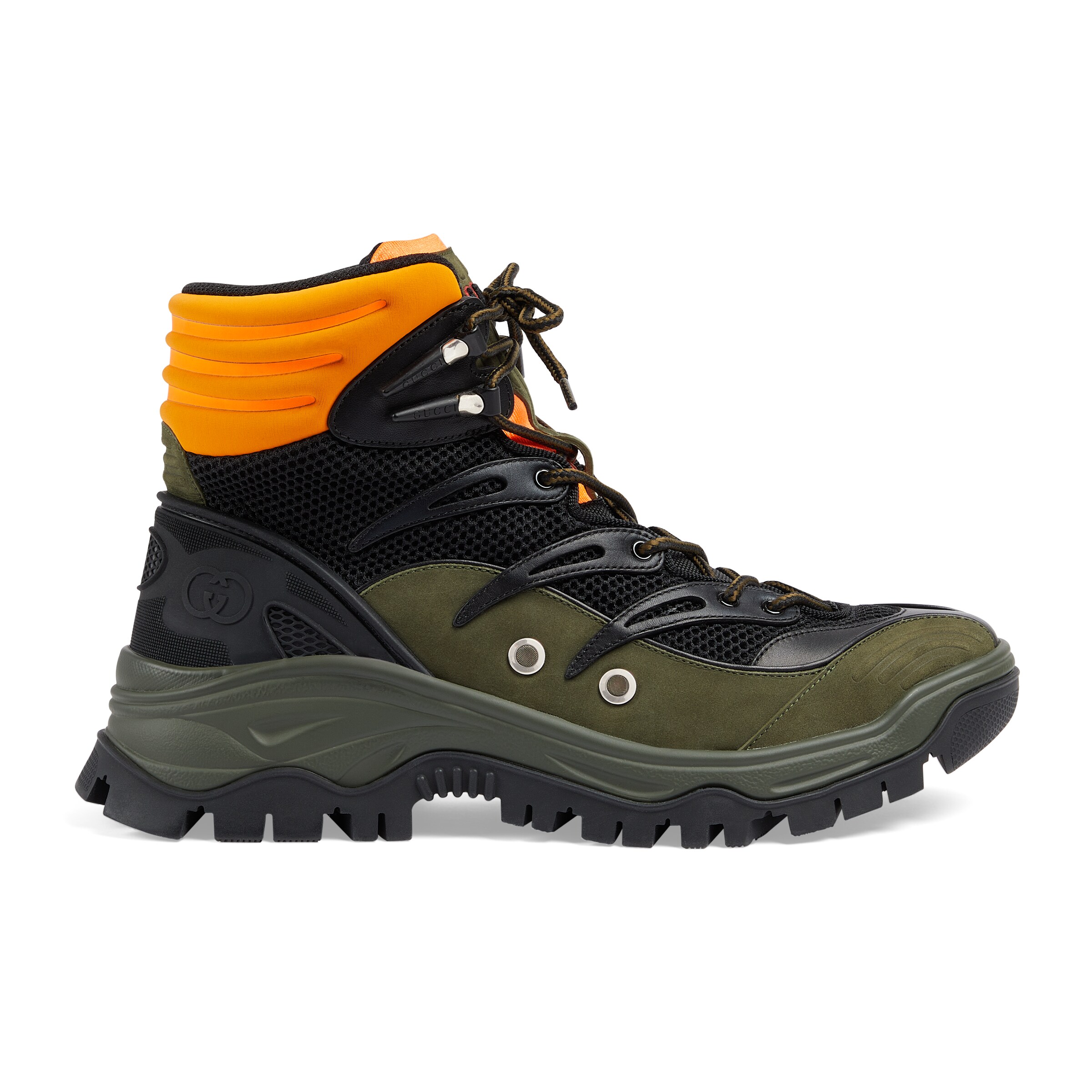 GUCCI MEN'S LACE-UP BOOT