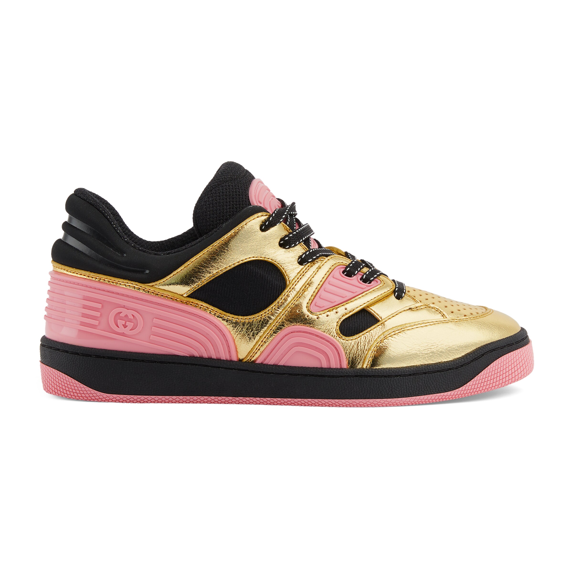 Gucci Basket Low-top Sneakers In Pink