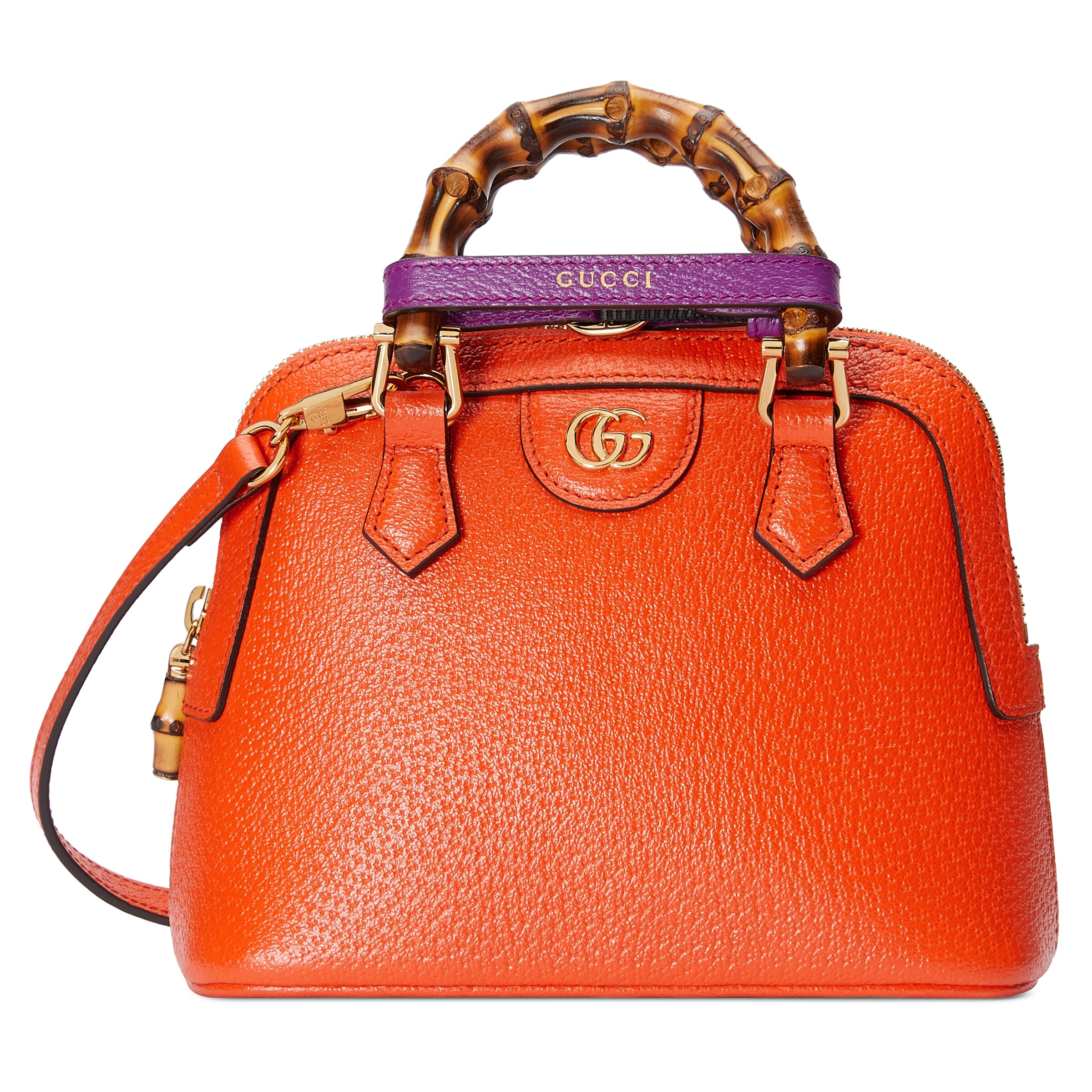 Gucci Diana Mini Tote Bag In Orange