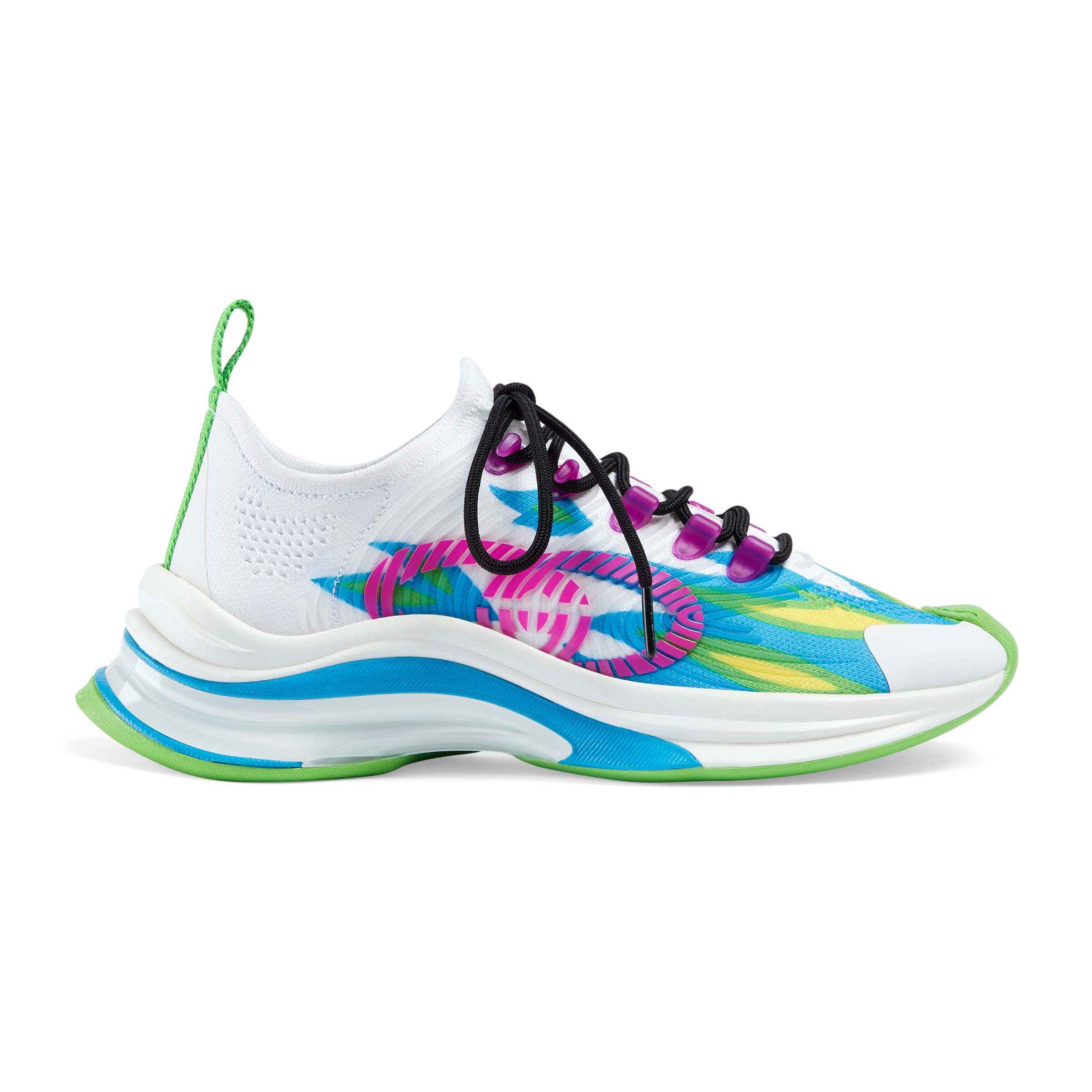 Gucci Run Low-top Sneakers In Weiss