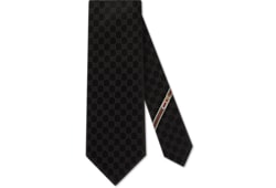 GG silk tie