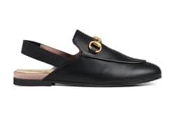 Mules Princetown pour enfant en cuir