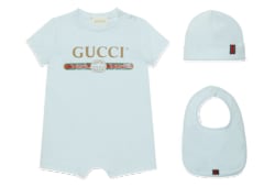 Set regalo in cotone con logo Gucci