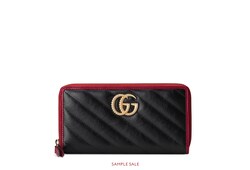 GG Marmont zip around wallet