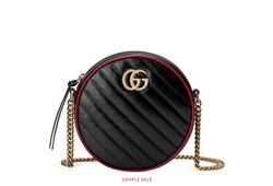 GG Marmont mini round shoulder bag