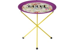 Plateau pliante en métal à imprimé Flora