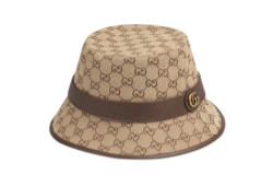 Cappello fedora in tessuto GG