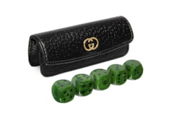 Dice set with Interlocking G