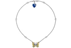 Butterfly pendant necklace