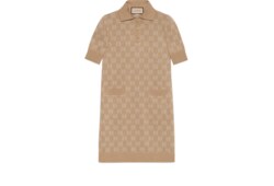 Lamé GG jacquard polo dress