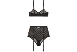 Ensemble de lingerie en tulle avec étoile GG