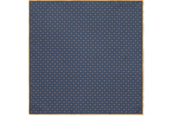 Double G and polka dot silk pocket square