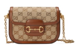 Kleine Gucci Horsebit 1955 Schultertasche m. Kristallen