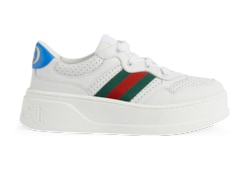 Kindersneaker aus Leder mit Web