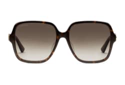 Low nose bridge fit rectangular sunglasses