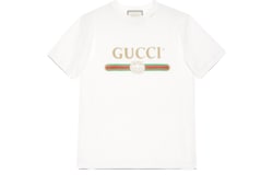 Übergroßes T-Shirt mit Gucci Logo