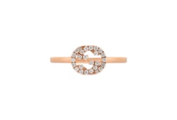 Gucci Interlocking diamond 18k ring