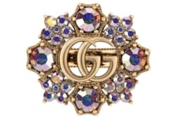 Bague GG Marmont avec cristaux