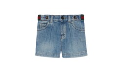 Baby denim bermuda