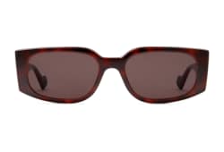 Occhiali da sole con montatura rettangolare